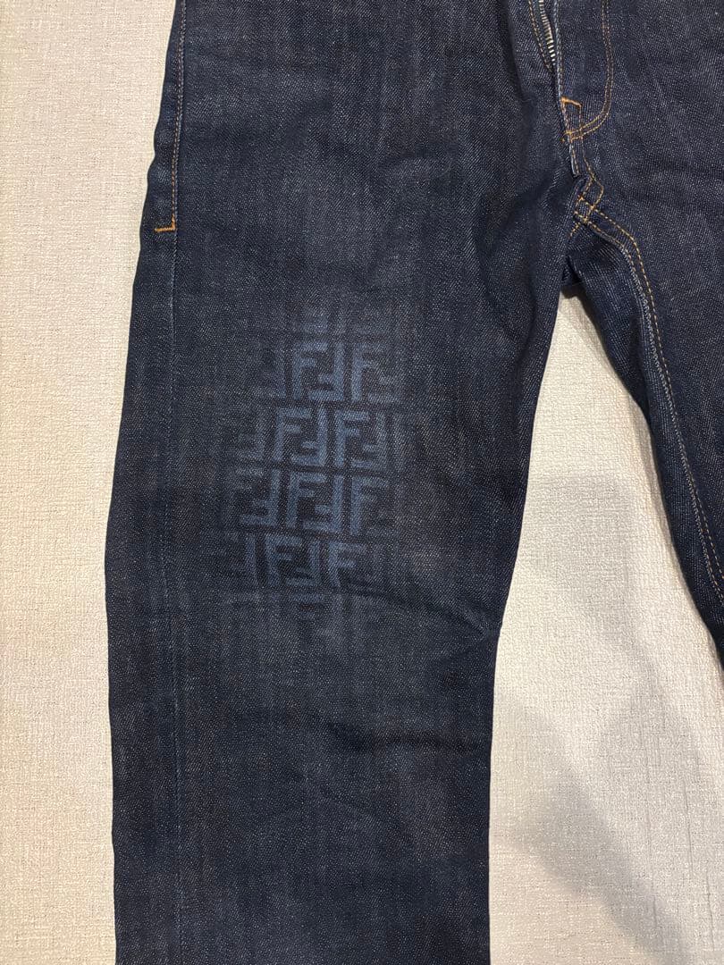 FENDI ズッカ柄 FF柄　デニムパンツ レディース 28インチ フェンディ