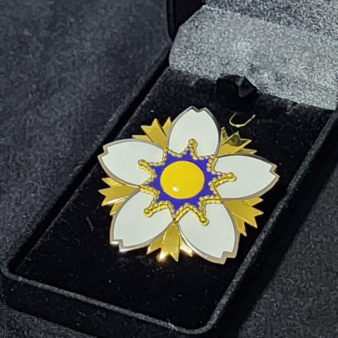 統幕長章、官給品ではなく私物品