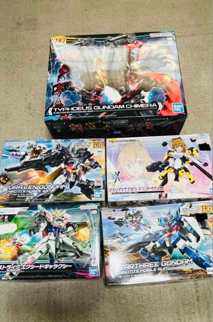 HG 1/144 ガンダム　ビルド　セット