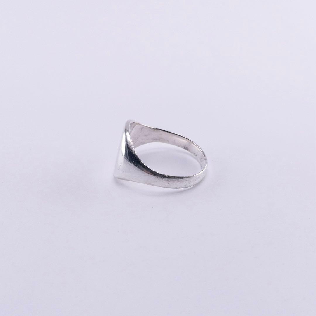 英国製 GC 925シルバー ヴィンテージ シグネット リング 21号 - メルカリ