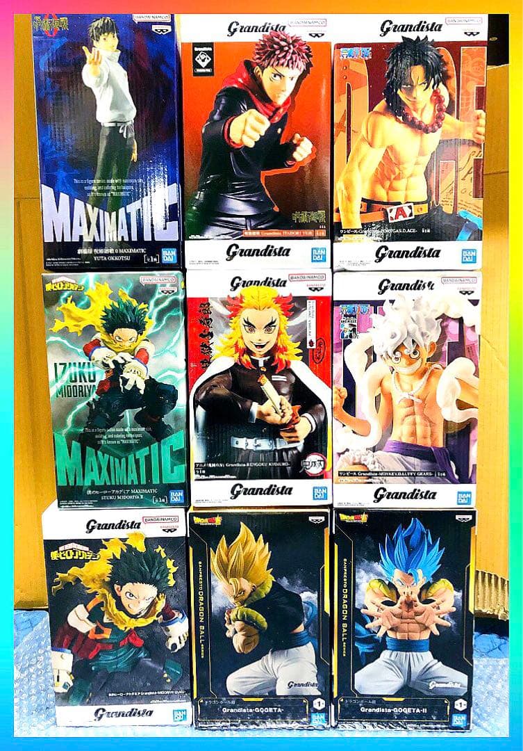 アニメ・コミックキャラクターフィギュア9体セット 最新プライズ含む 新品未開封 アニメ・コミックキャラクター プライズフィギュア10点セット 新品未