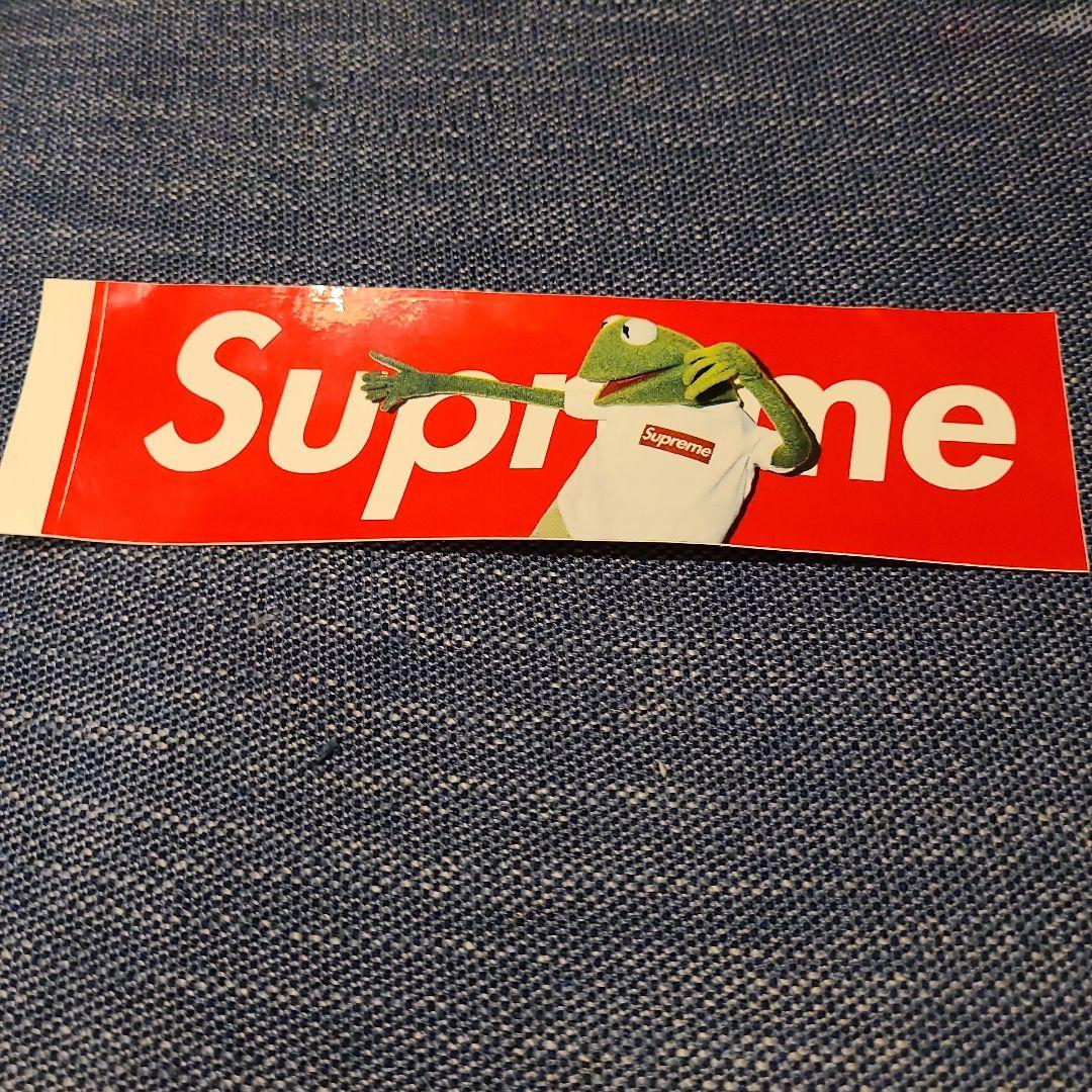 Supreme　KERMIT　BOXロゴ　ステッカー Supreme 'Kermit The Frog Box Logo Sticker'ボックスロゴステッカー