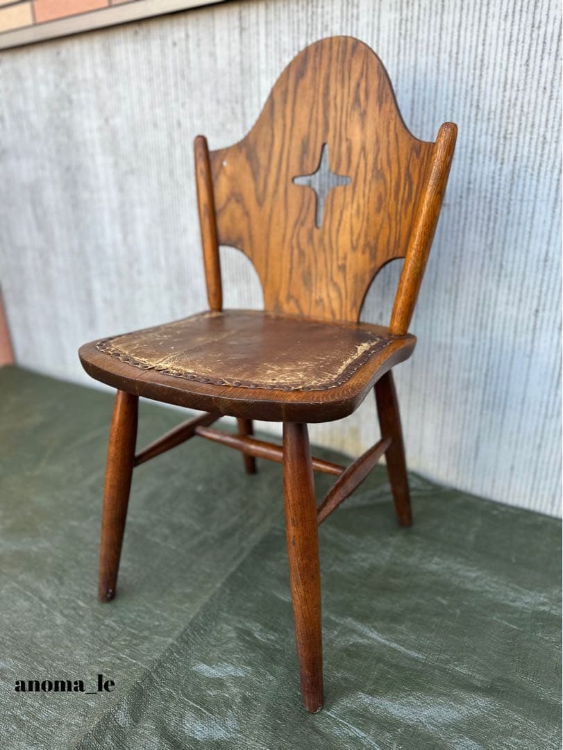 【ダイニングチェア】飛騨家具　太平産業　レザートップ　チャーチチェア WINDS 太平 チャーチチェア ダイニングチェア 椅子 飛騨家具