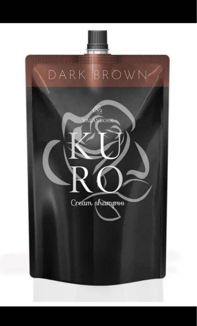 本日最終掲載！ KUROクリームシャンプー ダークブラウン 400g (2個) 楽天市場】【LINEお友だち追加で500円クーポン】2個セット KURO