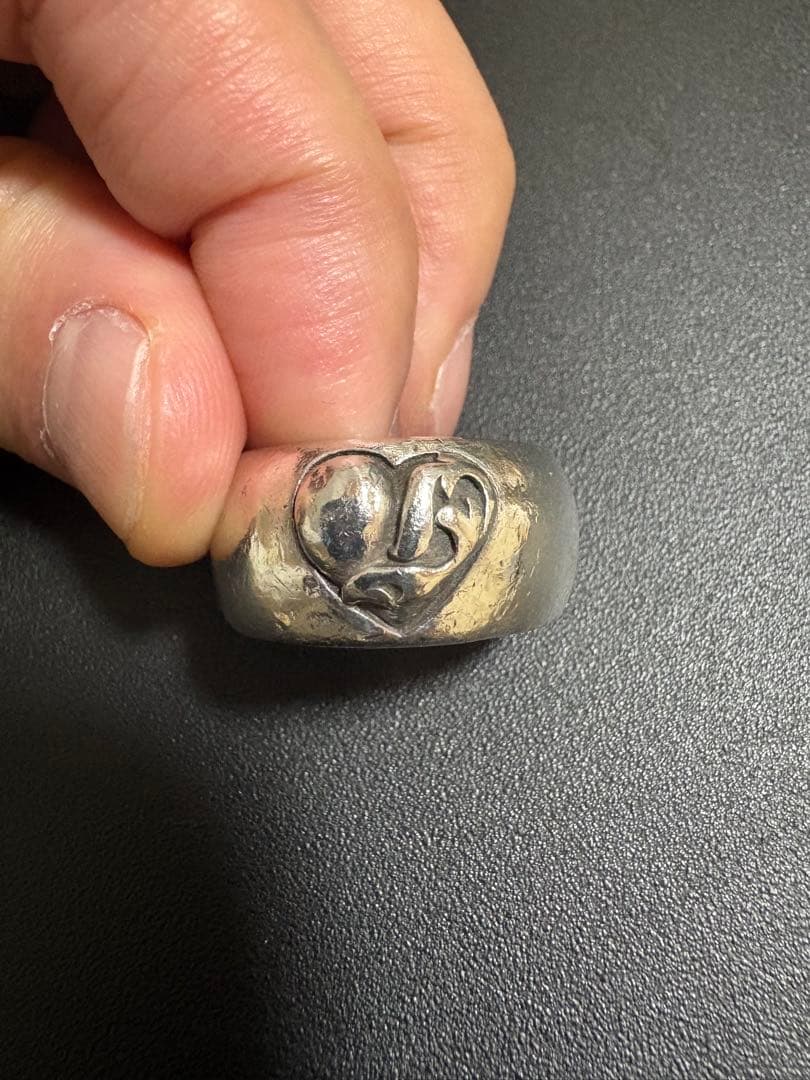 （即配送可）クロムハーツ 21号 ハートインバンド リング