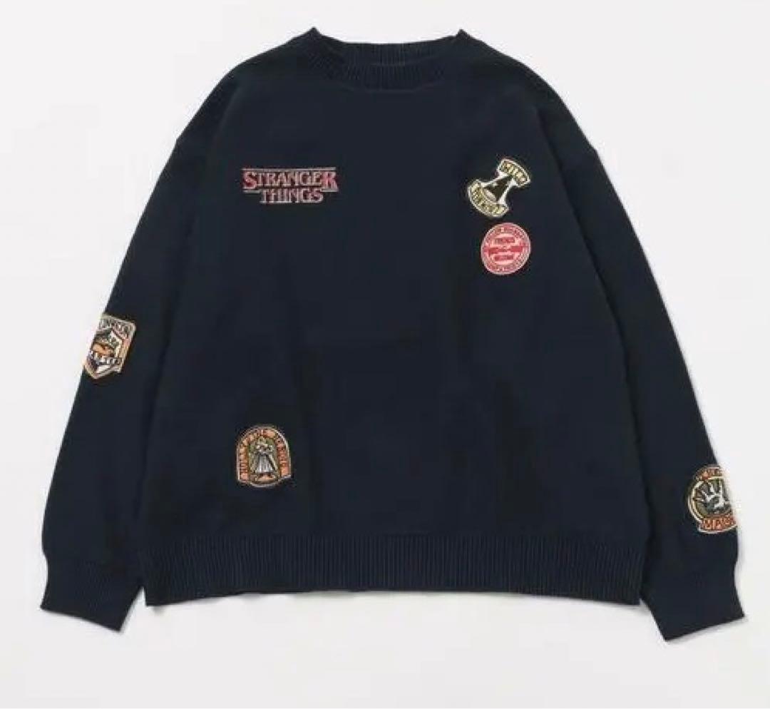 STRANGER THINGS × ニコアンド コラボ アソートモチーフニット