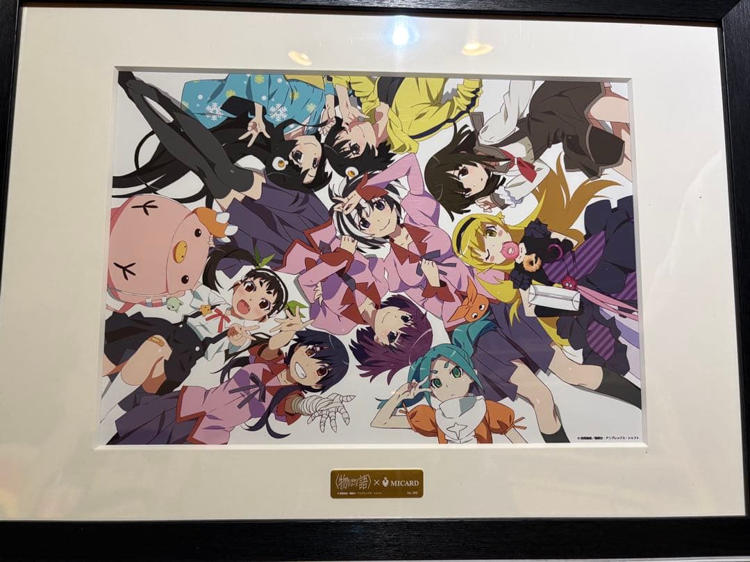 物語シリーズ【集合】 複製原画 エムアイカード　非売品 物語〉シリーズコラボ！クレジットカードのご紹介 オリジナルグッズ