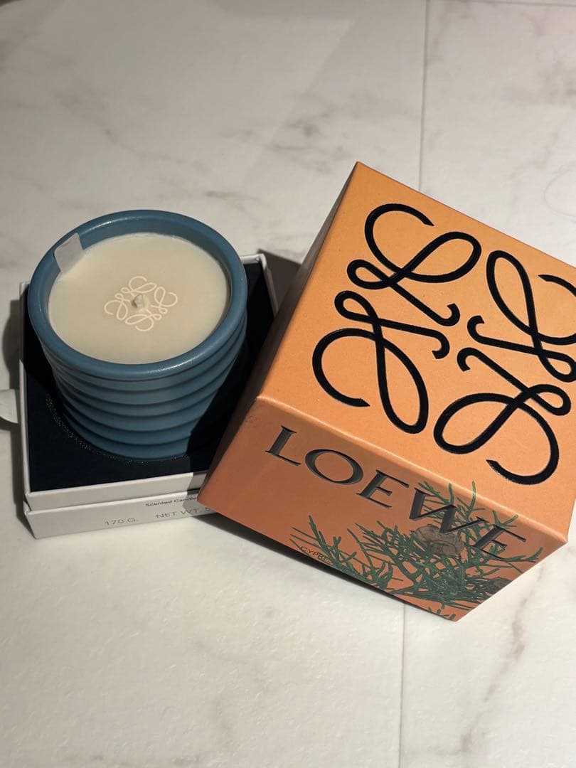 新品未使用 ロエベLOEWEサイプレスボールキャンドルスモール