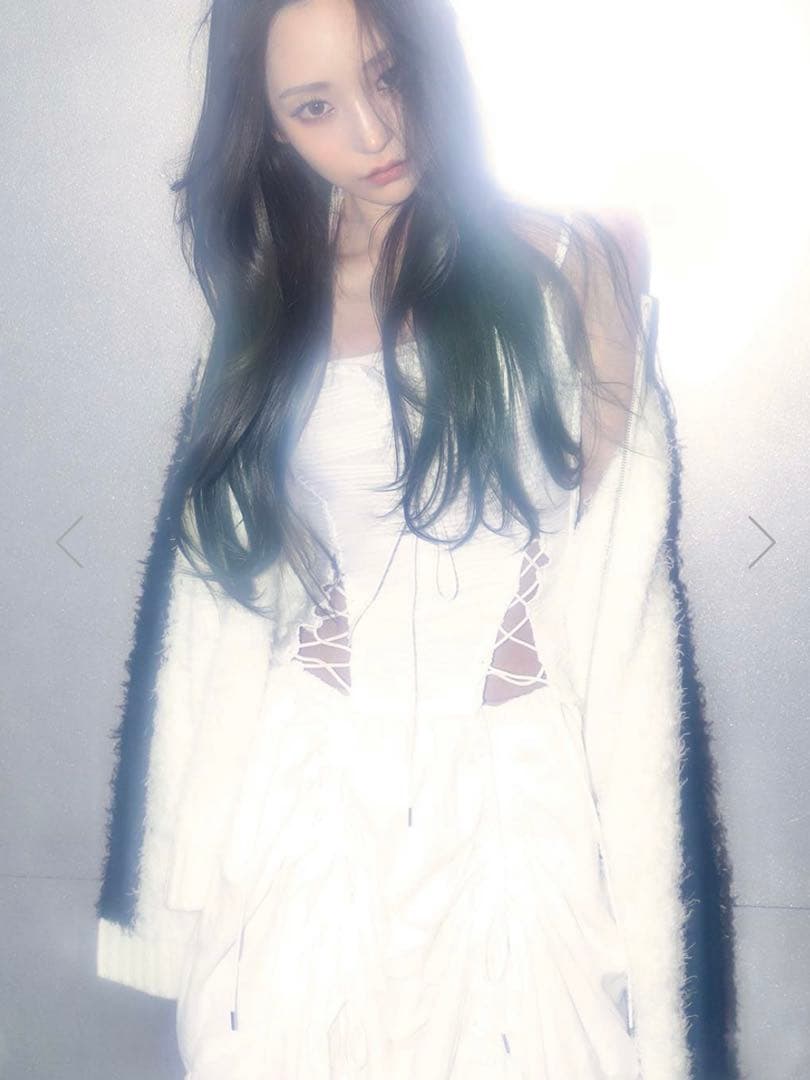 トップス MELT THE LADY lace up layered corset Melt the lady メルトザレディ レースアップレイヤードコルセット