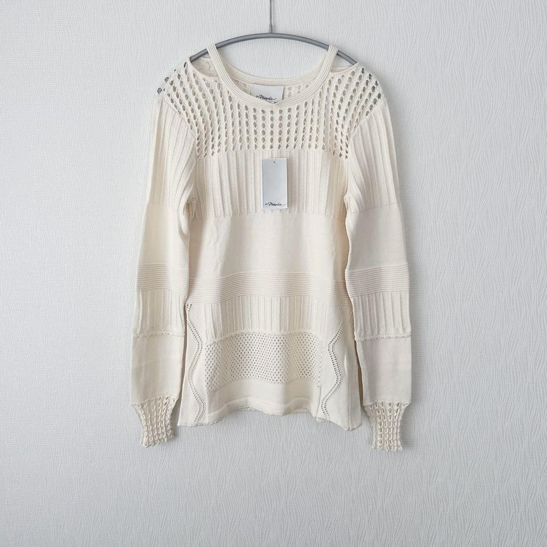 【新品】3.1 Phillip Lim ホワイト 長袖ニット