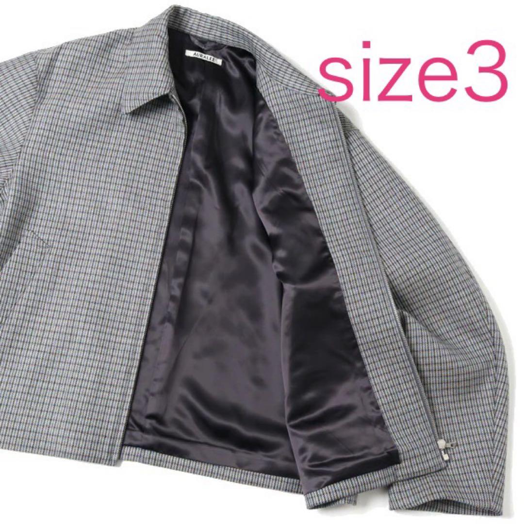 ジャケット・アウター auralee double face check zip blouson 3