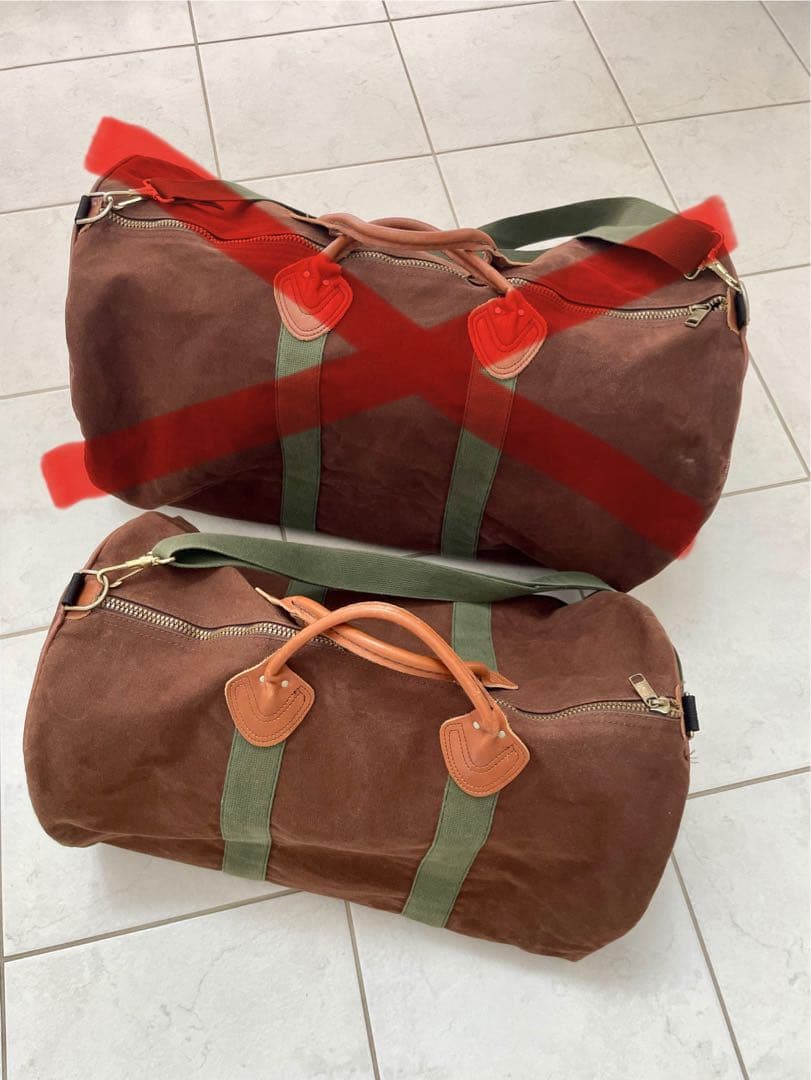 ふみ　LL Bean エルエルビーン　ボストンバッグ　ヴィンテージ