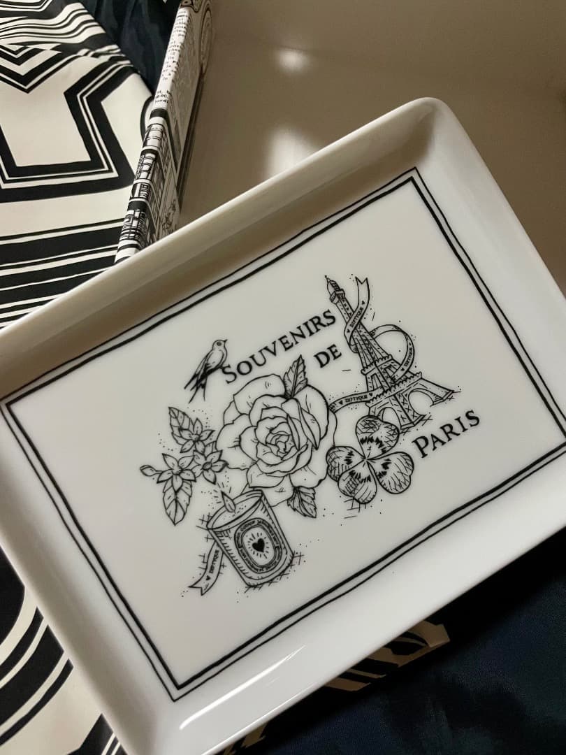 ★7/27まで限定★【新品】Diptyque インテリアトレイ パリデザイン