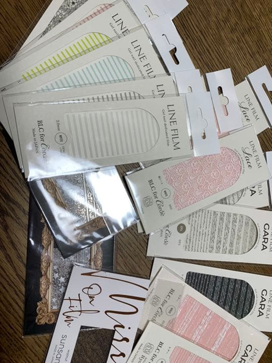 ラインフィルム37枚　マテリアルシート1枚セット