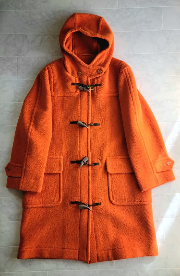 OLD ENGLAND オールドイングランドクラシカル上品ダッフルコートオレンジ