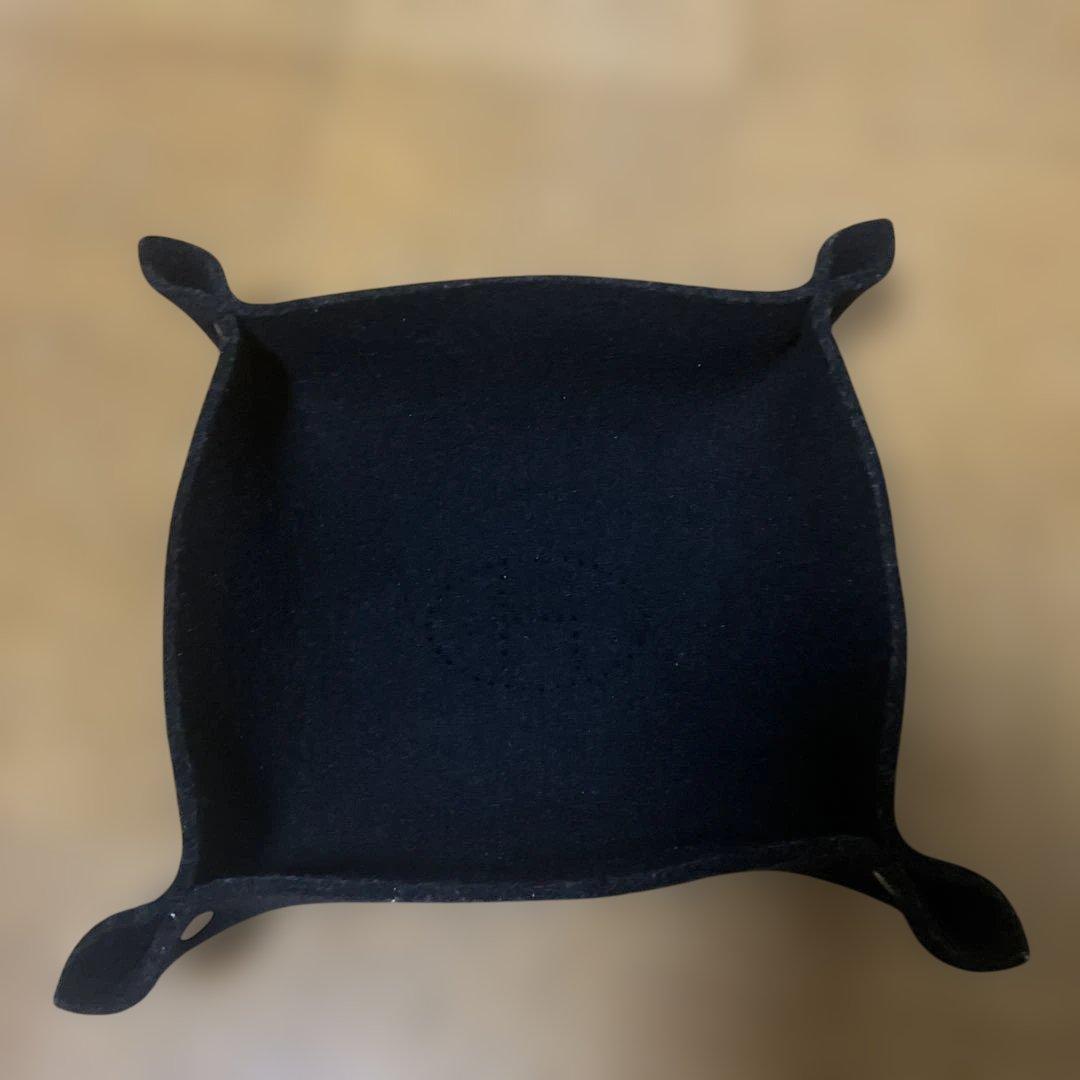 ※値下げしました　エルメス　ヴィドポッシュ フェルトトレイ　ブラック