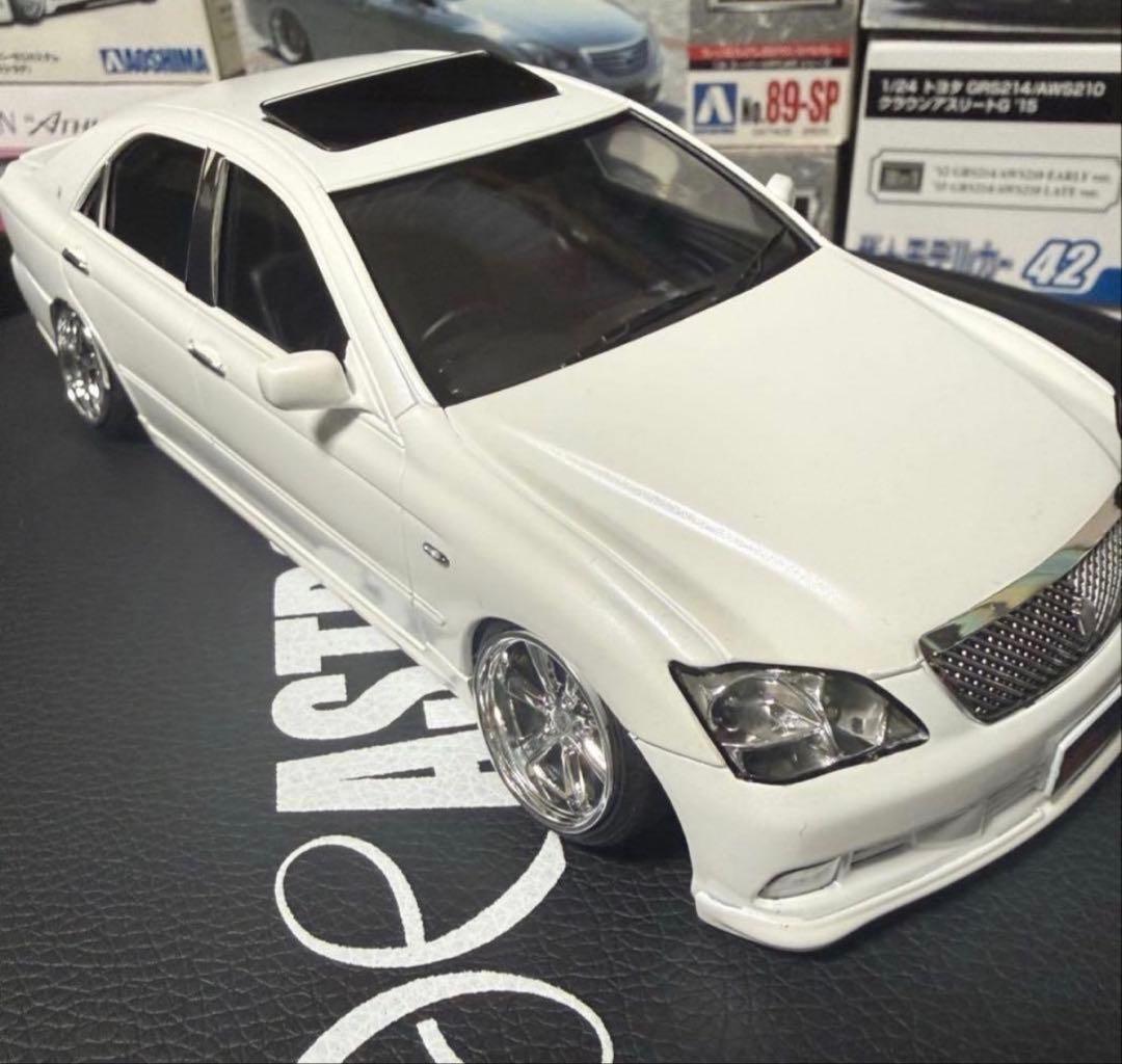 アオシマ GRS182 クラウン アスリート 深リム仕様 - メルカリ