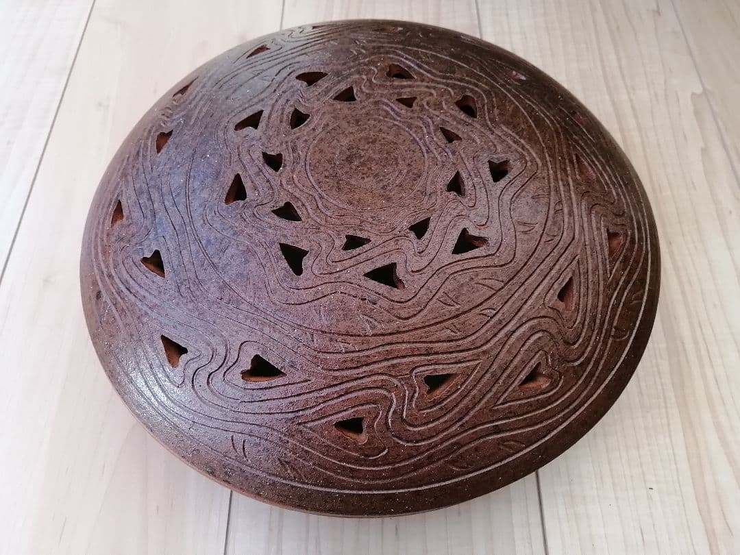 津軽亀ヶ岡焼 香炉 焼き物