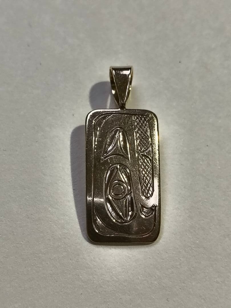 david neel Native jewelry 14kネイティブ　ペンダント