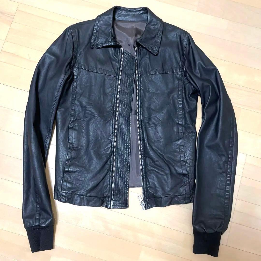 Rick Owens リックオウエンス　レザージャケット　ラムレザー