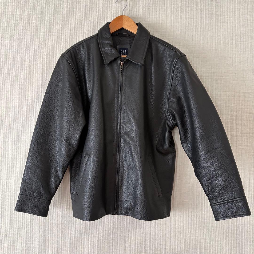 【美品】old gap ブラック レザージャケット ギャップジャパン製