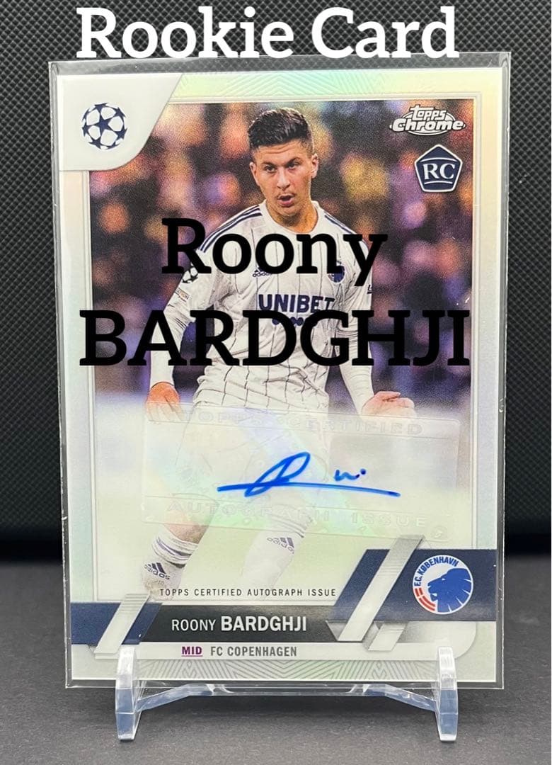ぴ*ー様 Topps Roony Bardghji auto ルーニー　バルドグ 22-23 Topps BARDGHJI バルドグジ 直筆サインカード RC - メルカリ