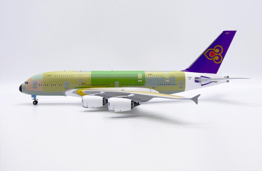 タイ国際航空 A380 F-WWAO 1/200 www.JetCollector.com: Thai Airways A380 Bare Metal F-WWAO 1:200