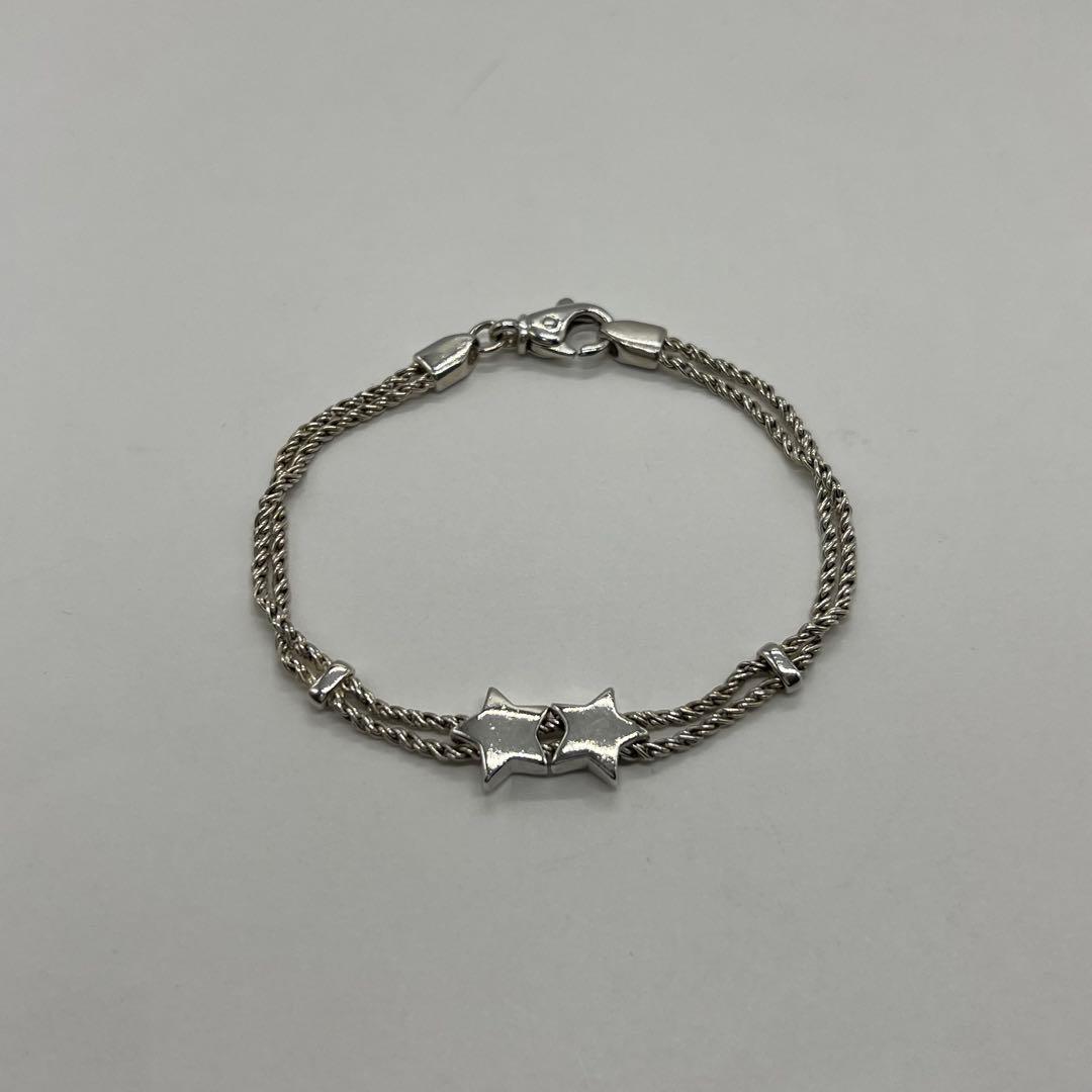 ティファニー TIFFANY ダブルロープ ダブルスター ブレスレット SV