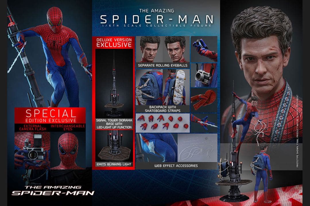 ホットトイズ　アメイジングスパイダーマン (2.0デラックス版) ホットトイズ MMS772b アメイジング・スパイダーマン（2.0／デラックス