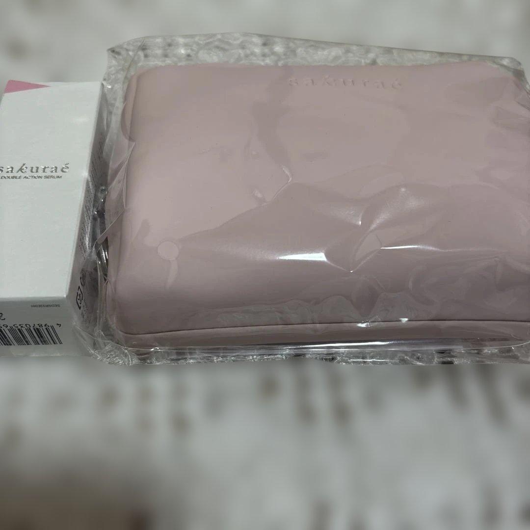 サクラエ　ダブルアクションセラム(リフィル) & ピンクポーチ