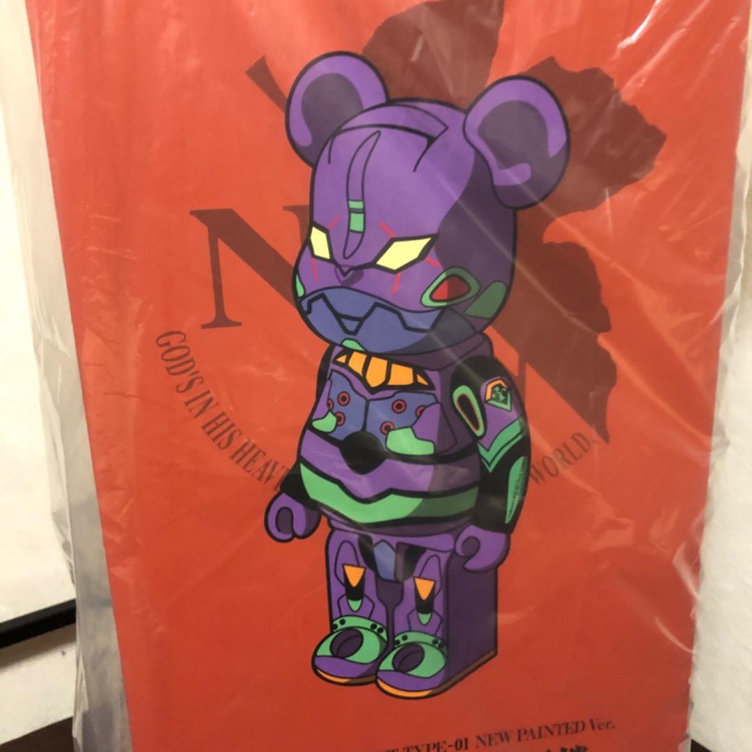 【新品】BE＠RBRICK エヴァンゲリオン 初号機(新塗装版) 1000％