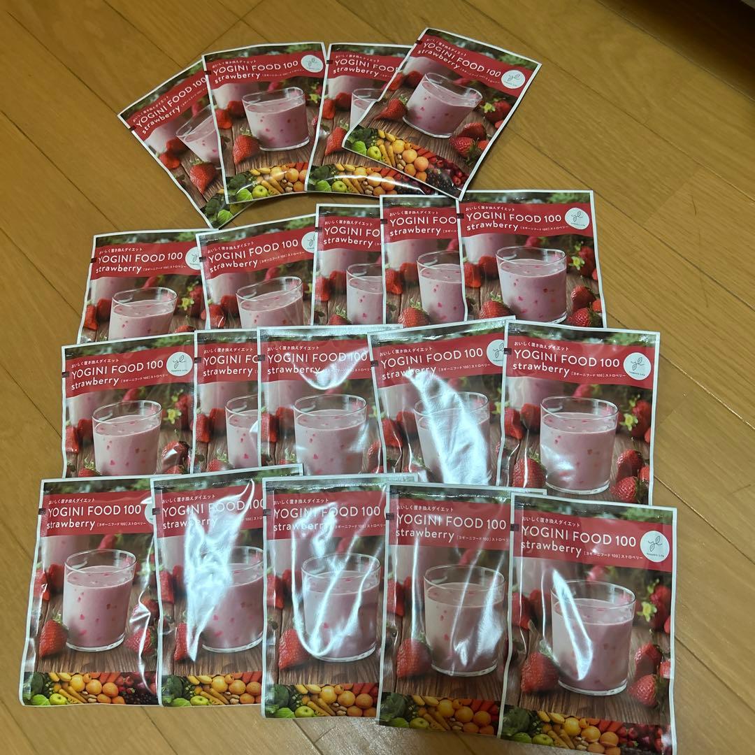 YOGINI FOOD 100 ストロベリー 20袋セット