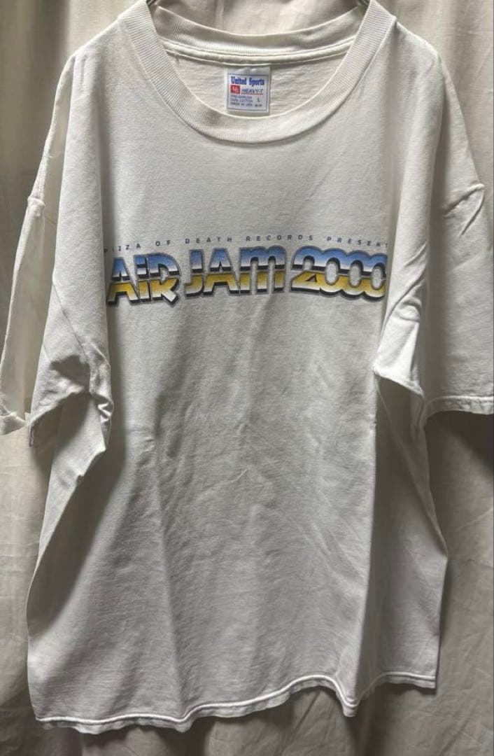 Hi-STANDARD AIR JAM 2000 tシャツ　ホワイト　Lサイズ Hi-STANDARD (ハイスタンダード) AIR JAM 2000 Tシャツ