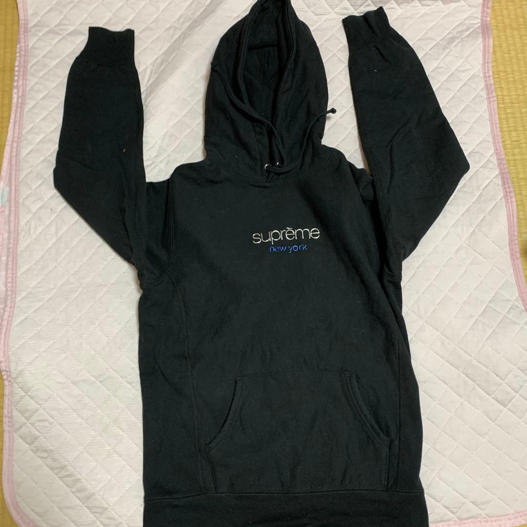 トップス Chrome Classic Logo Hooded Sweatshirt Supreme Chrome Classic Logo Hooded Sweatshirt Black Men's - FW16 - US