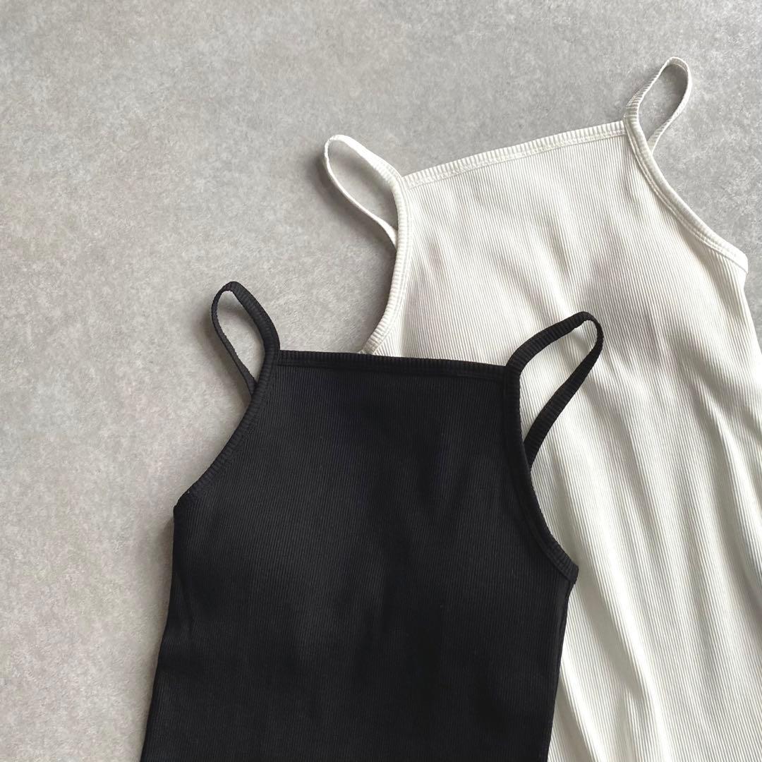 FRAMeWORK×EMILY WEEK オーガニックコットンキャミソール 2枚