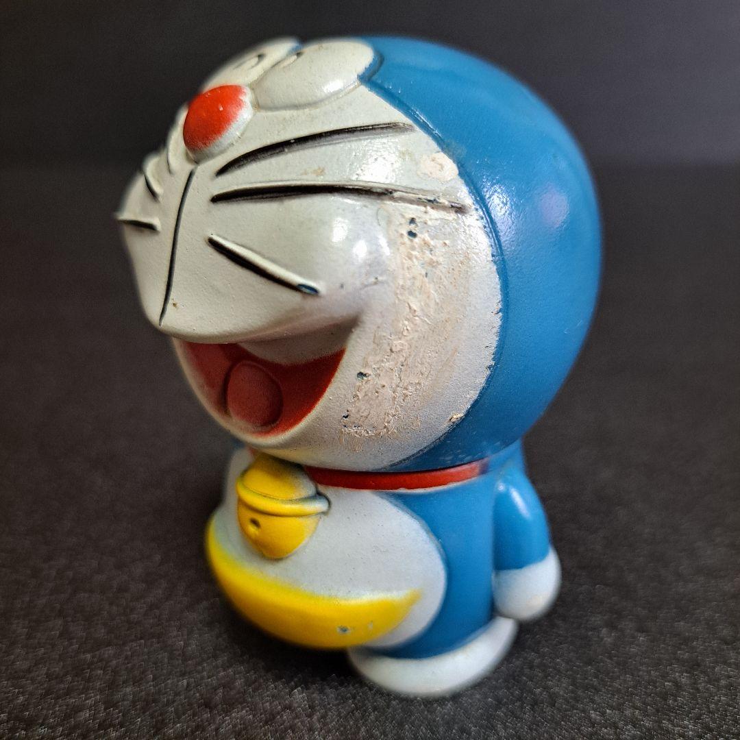 共和銀行 ドラえもん ドラミちゃん ソフビ貯金箱 人形昭和レトロ 昭和