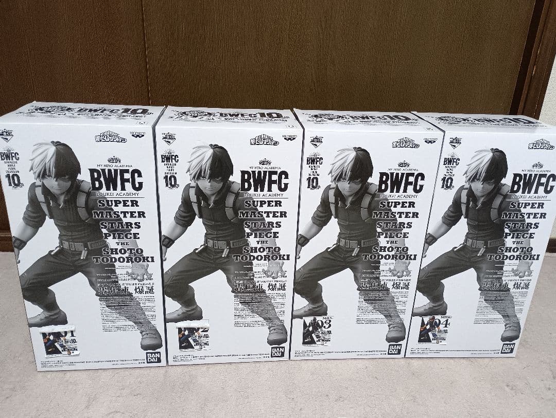 アミューズメント一番くじ 僕のヒーローアカデミア 轟焦凍 A～D賞 4個セット アミューズメント一番くじ 僕のヒーローアカデミア DIORAMATIC 轟焦凍