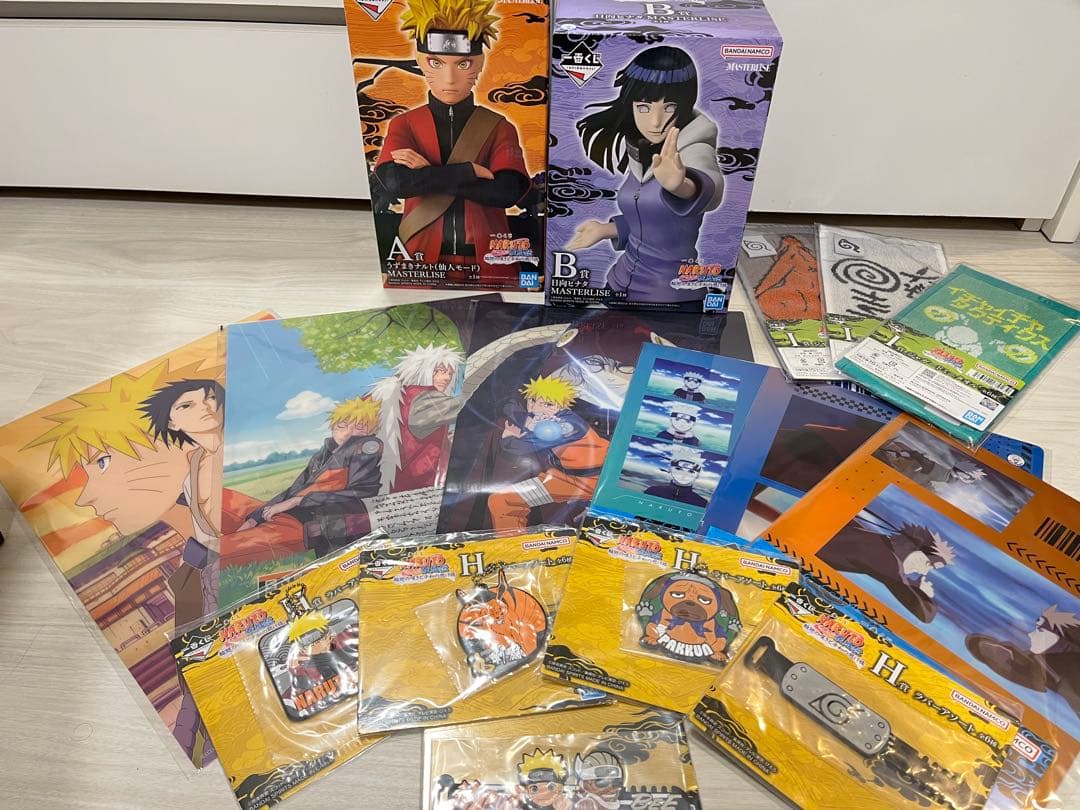 一番くじNARUTOナルト 輪廻の嘆きと平和の懸け橋 A賞 ナルトB賞日向ヒナタ