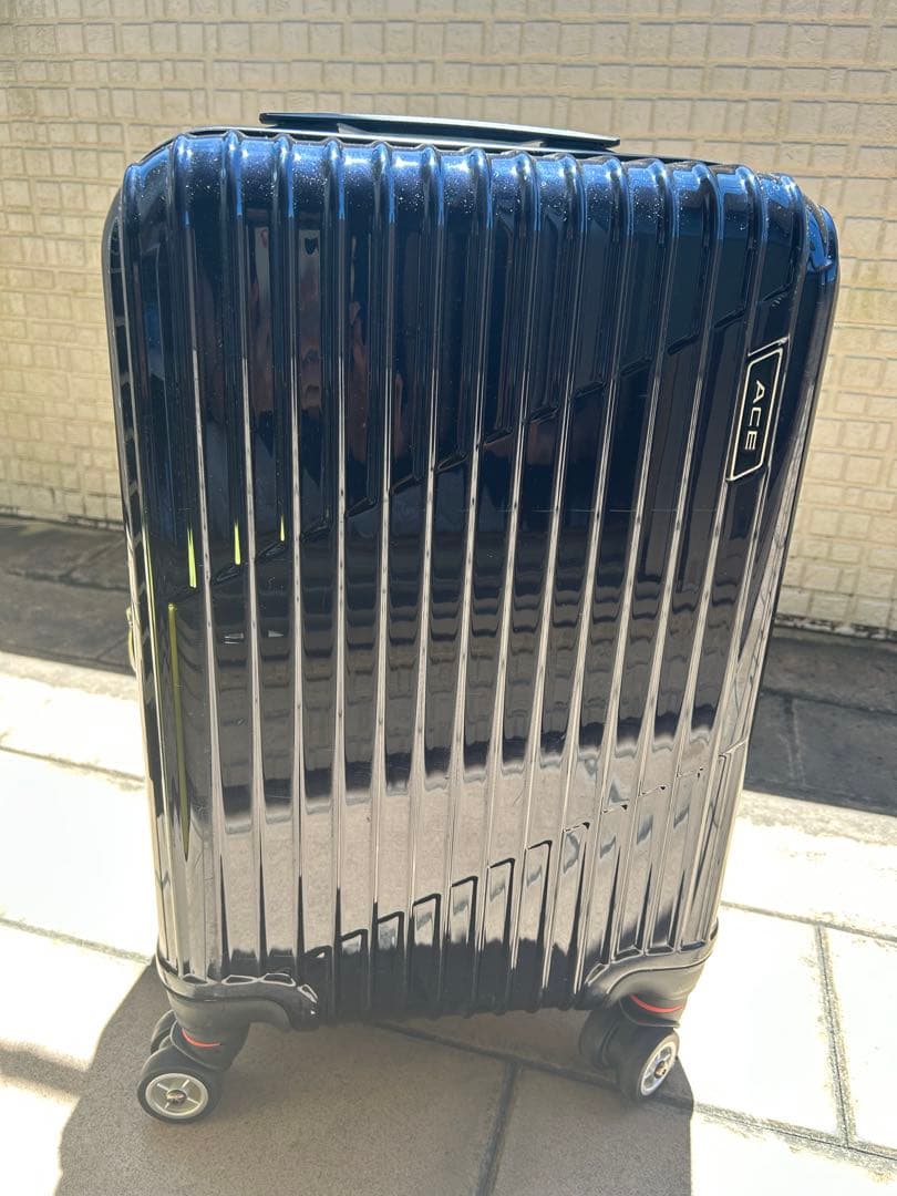 エース　ネイビー 中型キャリーケース 360度回転ホイール 楽天市場】【セール】スーツケース エース 56センチ 46〜57リットル