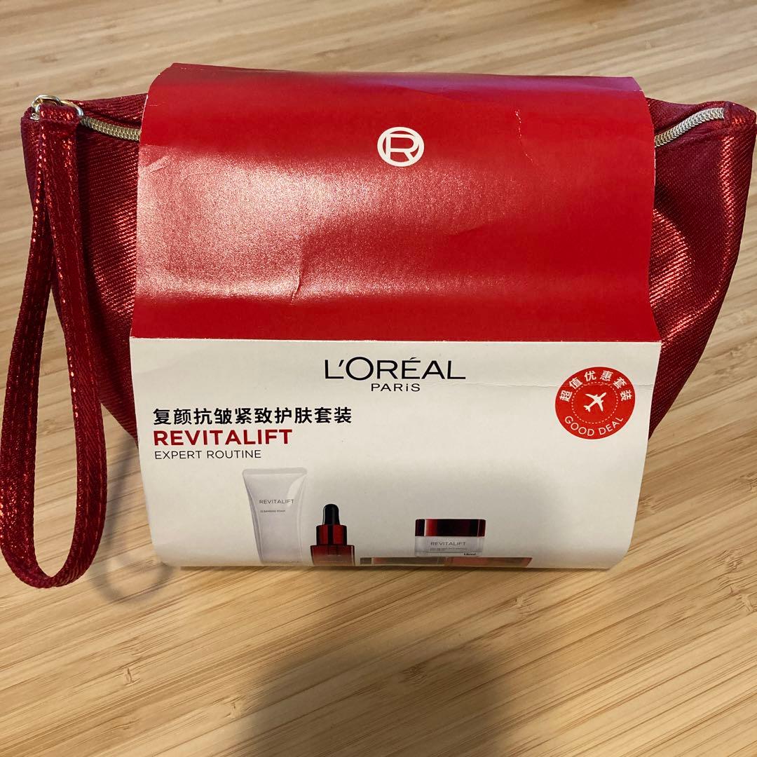 L'Oréal PARIS 化粧品5点セット/ポーチ付き