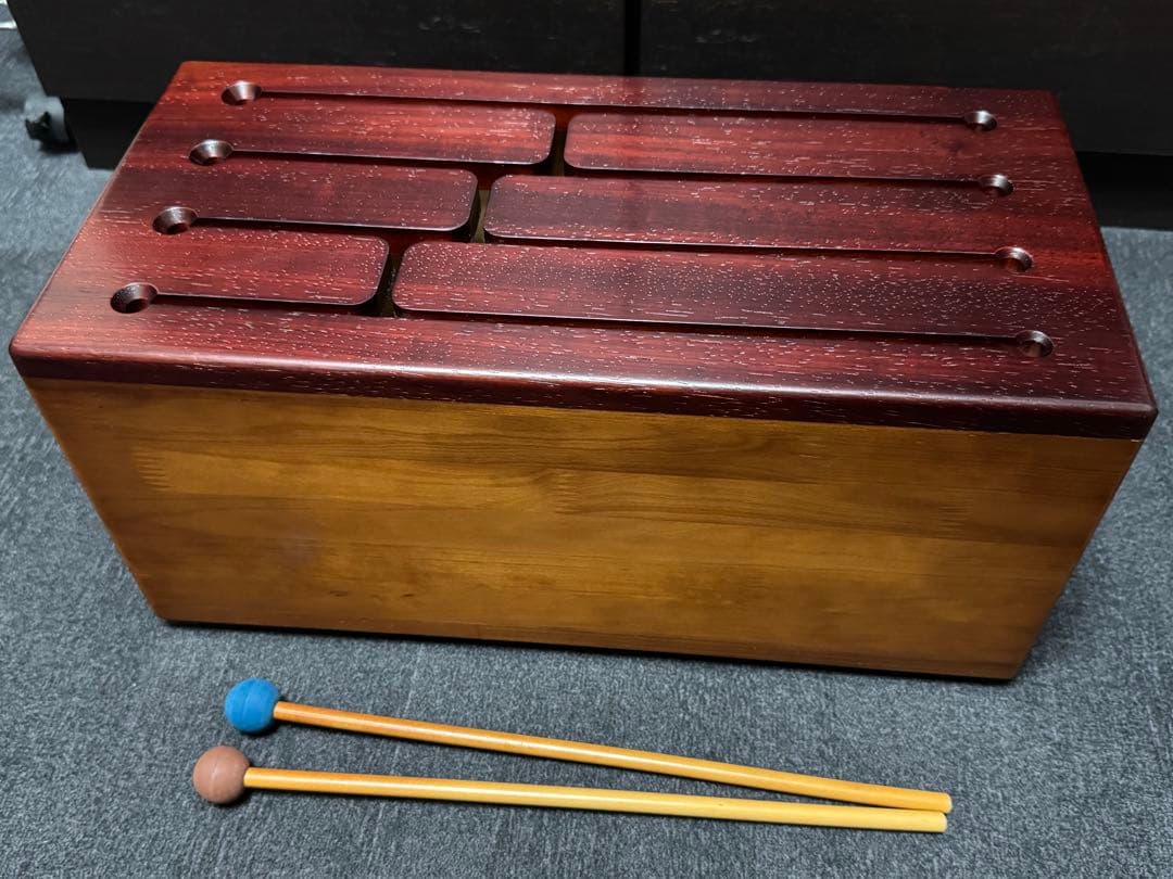 木製 箱太鼓　マレット付