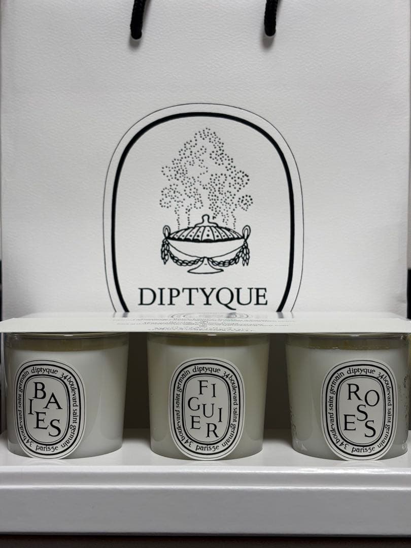 ディプティック スモールキャンドル コフレ diptyque（ディプティック） キャンドル スモール コフレ(ローズ