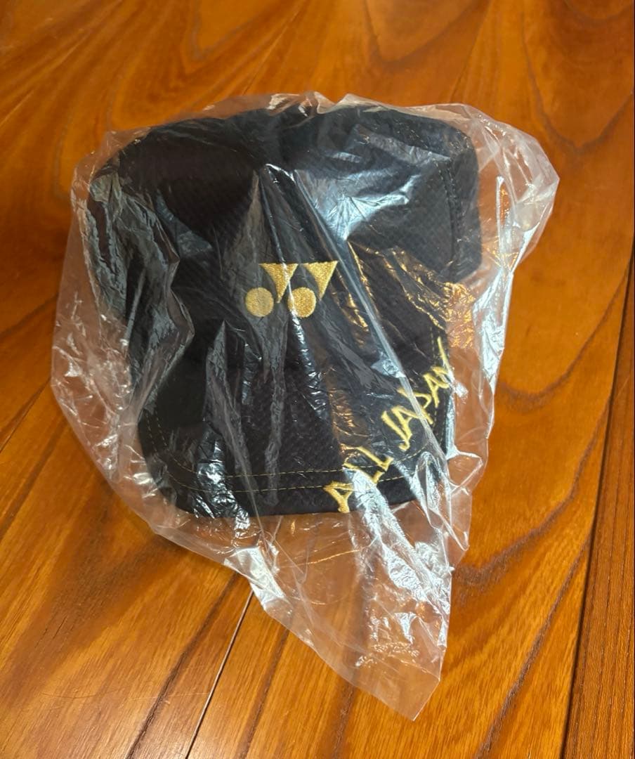 新品 ヨネックス ALLJAPAN キャップ インターハイ黒金 ブラック 限定