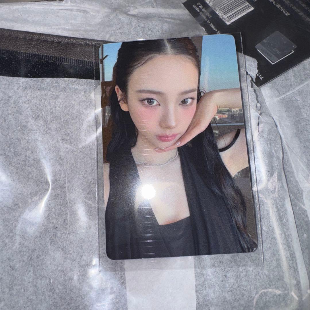 aespa smtown 中国限定　レザースカート　トレカ　セット　カリナ