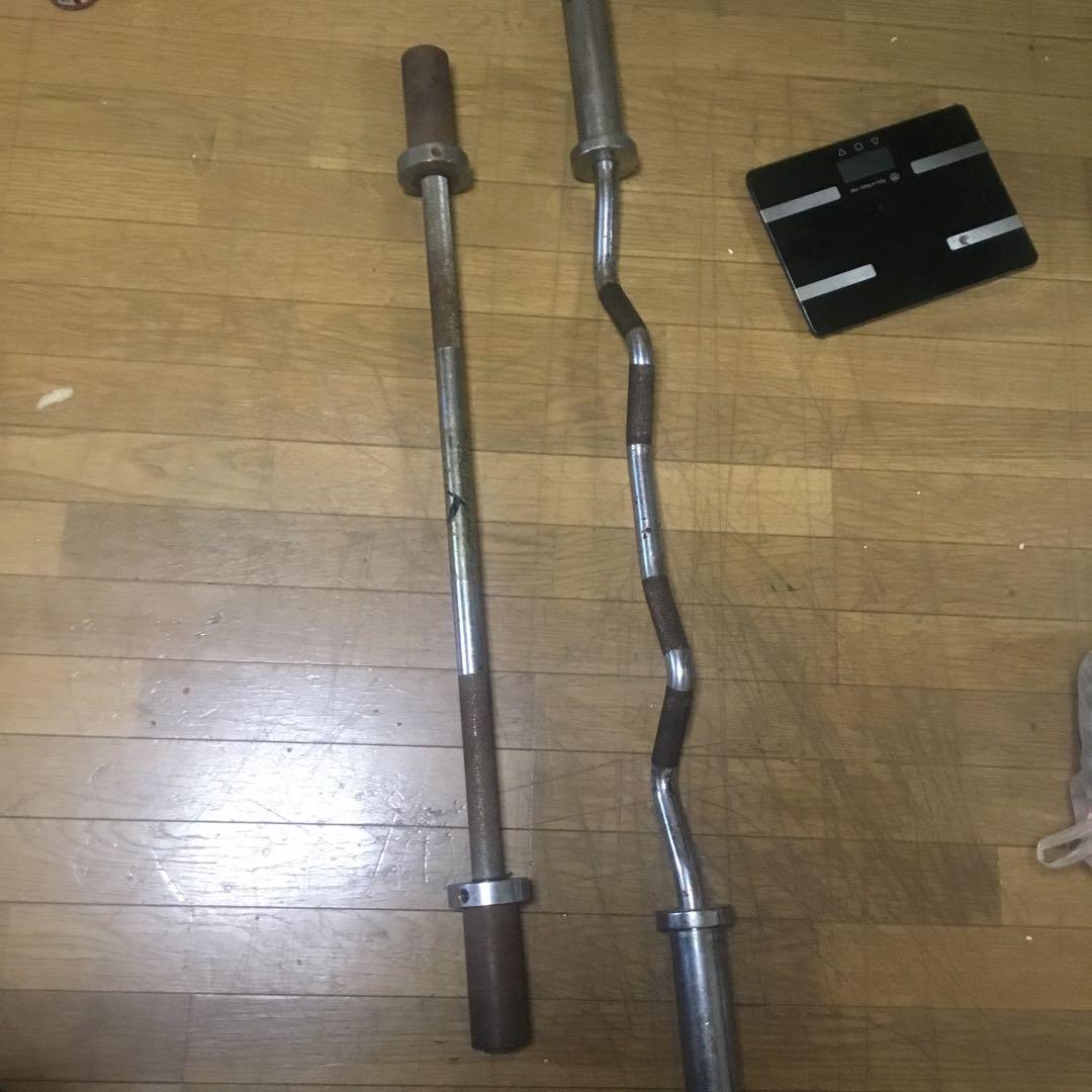 ストレートバーベルシャフト Wバーベルシャフト バーベルシャフト・プレート ST129