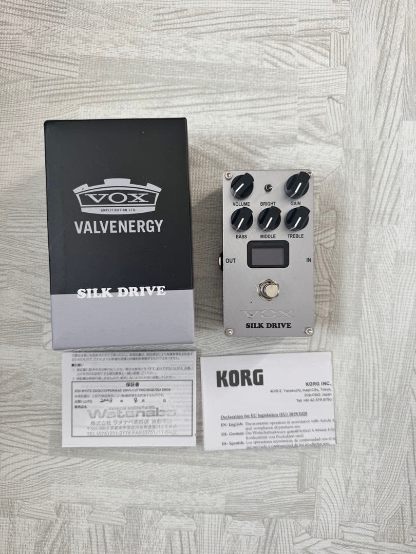 VOX Valvenergy SILK DRIVE ギターエフェクター SILK DRIVE - Vox Amps