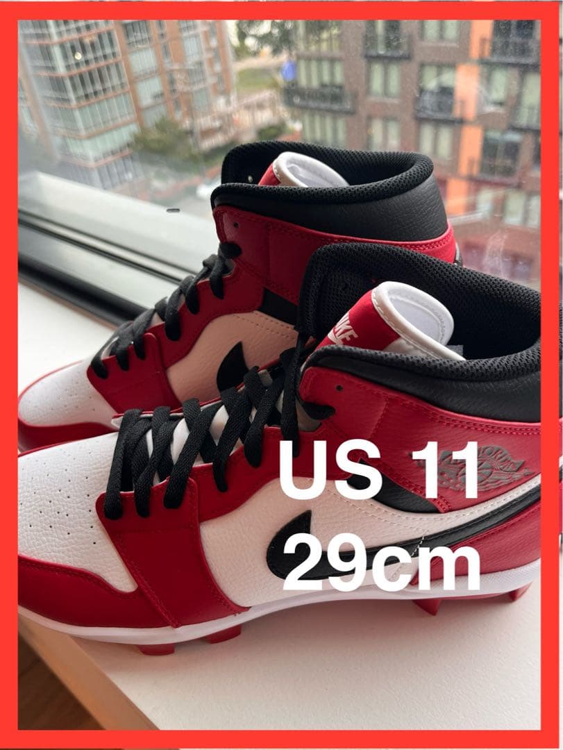 US 11 29cm Jordan 1 レトロMCS野球スパイク 日本未発売】 ナイキ ジョーダン 野球 スパイク Jordan 1 Retro MCS