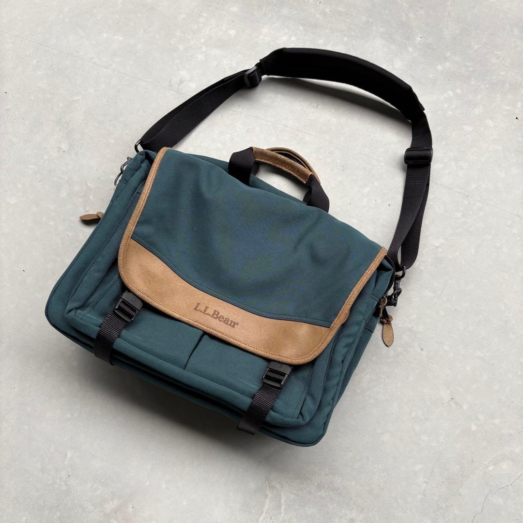 90s L.L.Bean メッセンジャーバッグ　ショルダーバッグ　vintage