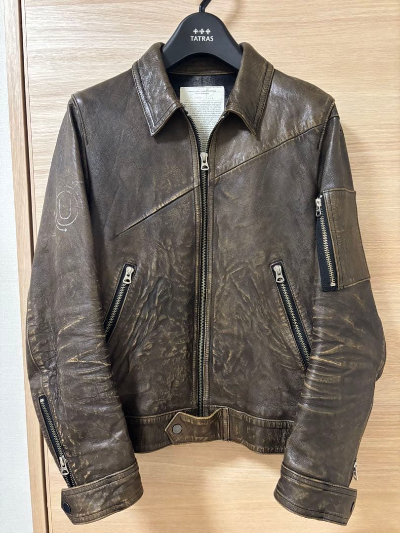 undercoverism ライダースJKT サイズ1 ダメージ加工 GIRA undercoverism ライダースJKT サイズ1 ダメージ加工 GIRA - メルカリ