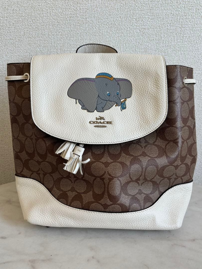 COACH ディズニーコラボ ダンボデザイン リュック コーチ COACH ディズニーコラボ ダンボ リュック 美品｜Yahoo!フリマ